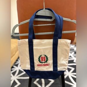 NWT 99 Ranch Mini Tote- navy blue